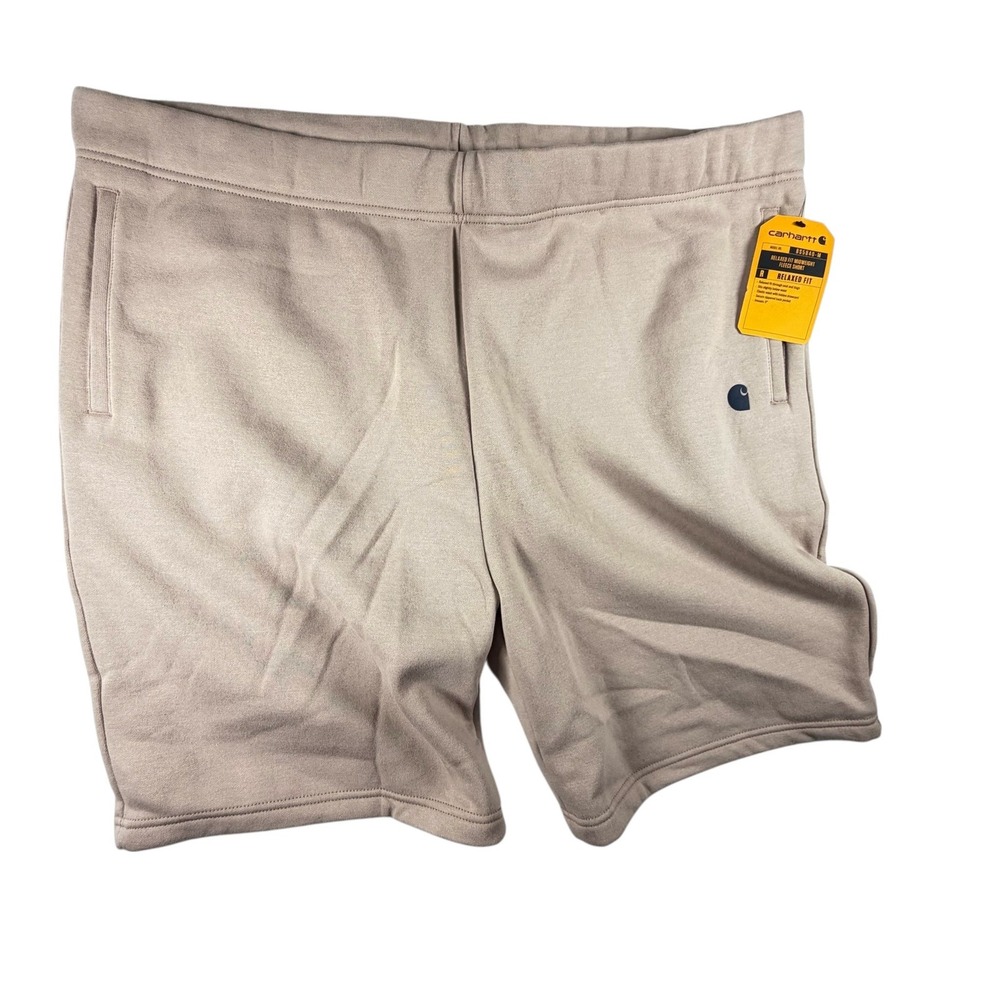 Carhartt Relaxed Fit Midweight Fleece Shorts Mens 2XL Malt BS5840-M New